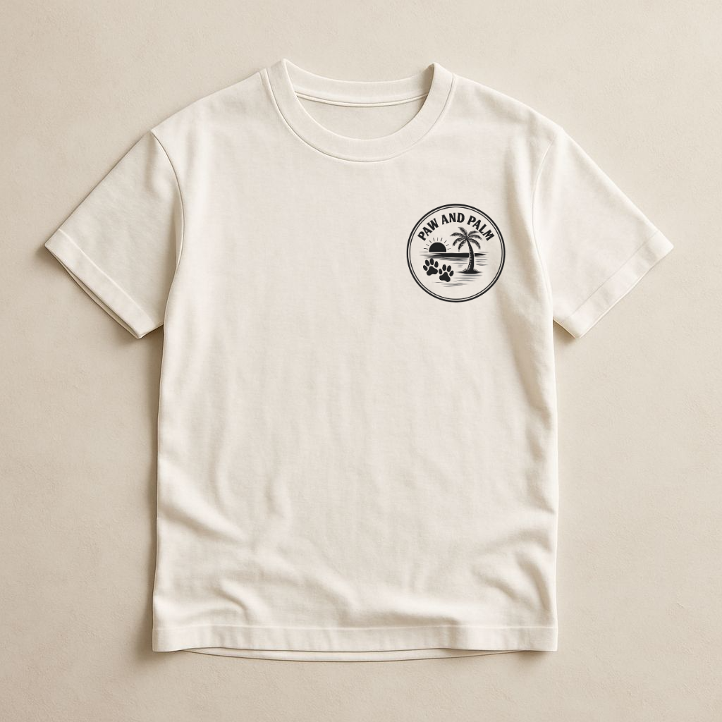 Paw and palm muscle dog t-shirt