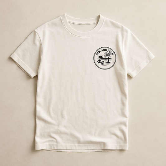 Paw and palm muscle dog t-shirt