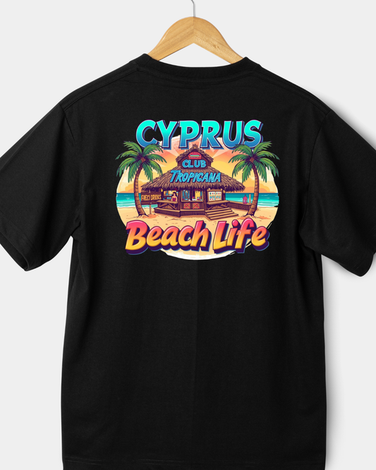 Black "Beach Life" t-shirt