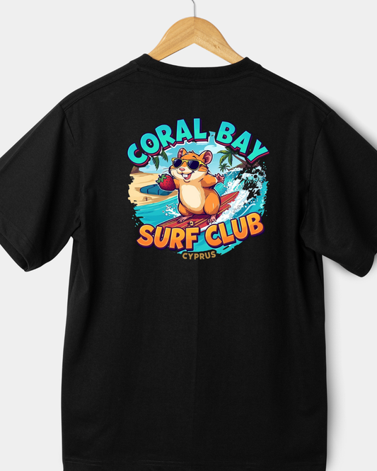 Black Surf club t-shirt