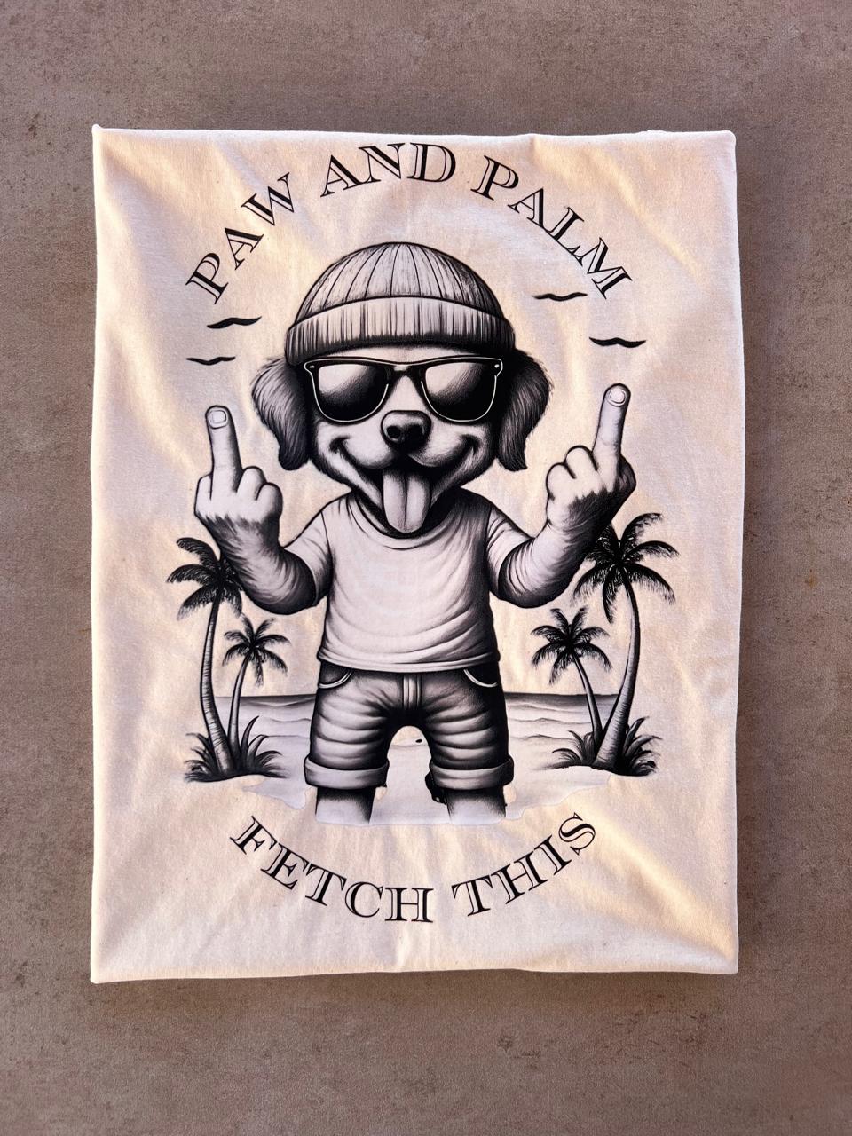 Paw and Palm Fetch this t-shirt