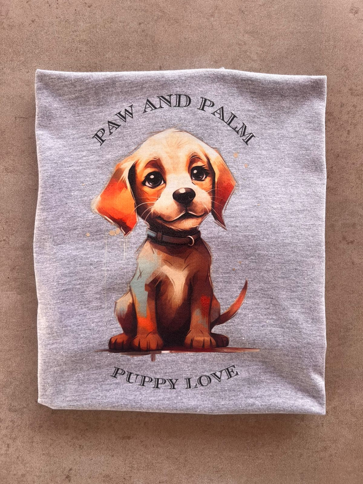 Paw and Palm chilled Puppy love t-shirt