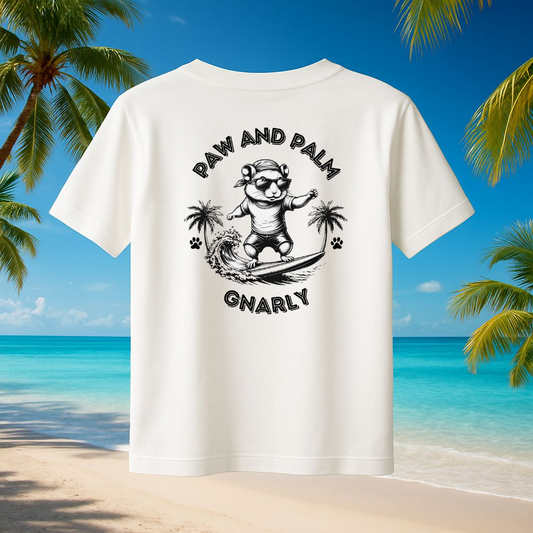 Paw and Palm surfing hamster