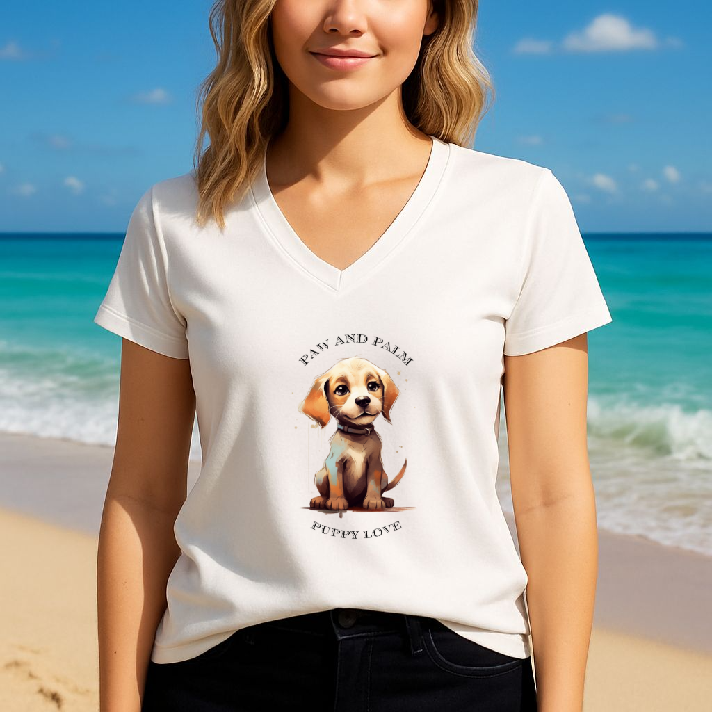 Paw and Palm chilled Puppy love t-shirt
