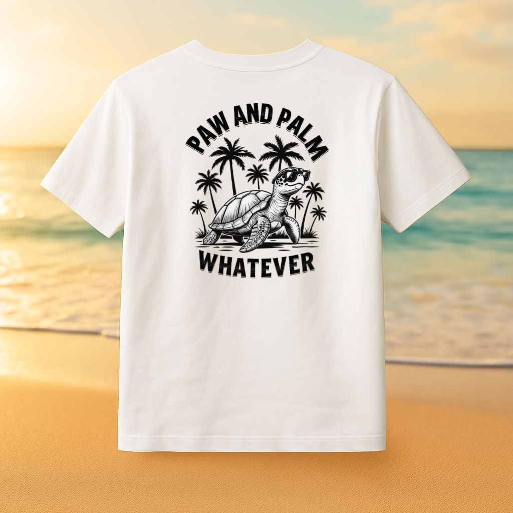 Paw and Palm fun turtle t-shirt